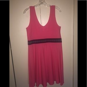 Wide strap summer time dress